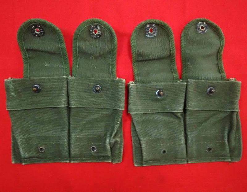 國軍陸軍草綠服的回憶/M14/五七式步槍彈袋/帆布彈匣袋