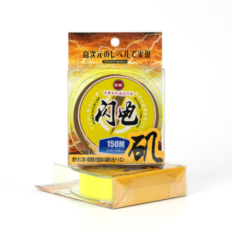 【真姐的釣具與戶外用品】光威魚線 閃電150米半浮水磯釣線拉力強海竿路亞線釣魚主線尼龍線
