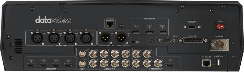 【環球影視】Datavideo 洋銘科技 HS-3200 HD 12通道手提式移動錄播導播室