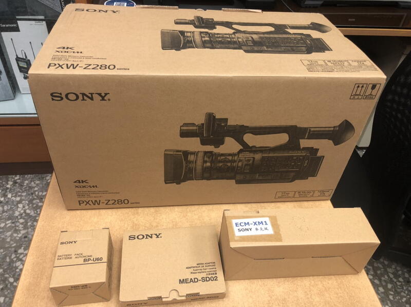 環球影視-Sony PXW-Z280 4K 1/2吋ExmorR 3CMOS 4K60p SDI 高畫質攝影機 公司貨