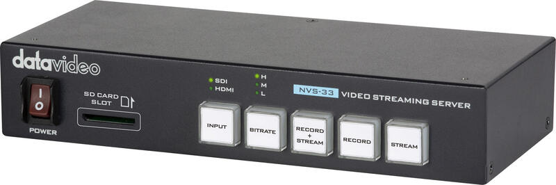 環球影視-datavideo NVS-33 洋銘科技 H.264 網路直播編碼器