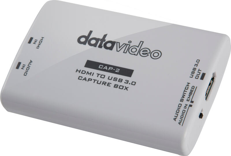 環球影視-Datavideo CAP-2 洋銘科技 HDMI 轉 USB 3.0 擷取盒
