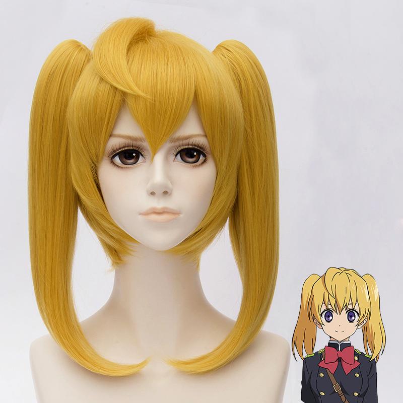 王國 終結的熾天使 三宮三葉金色分體式假發 露天拍賣