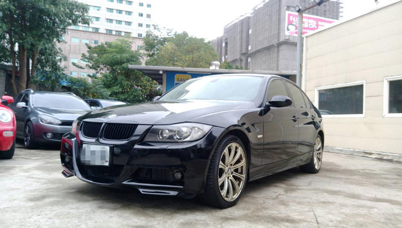 中古車15 06 Bmw E90 3d 柴油2 0cc 外觀黑色內裝黑色總代理m空力套件m鋁圈 露天拍賣