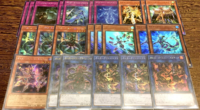 遊戲王小賣*已售*騷靈牌組EXFO-JP046CIBR-JP012FLOD-JP0142BLVO-JP065半鑽韓紙金亮