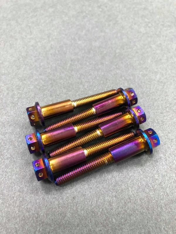 POSH白鐵鍍鈦螺絲M5內外六角空濾螺絲 KOSO空濾螺絲/加長空濾螺絲 (價錢為一隻,要幾隻下標幾隻)