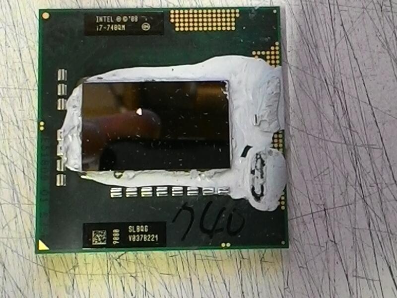 intel i7-740QM 正式版筆電用 CPU 二手良品 售$899元