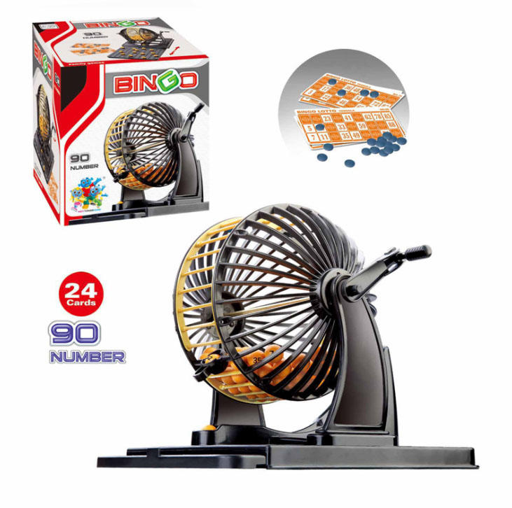 喜得玩具 賓果BINGO搖獎機遊戲機 8229A 中獎機 樂透機 90碼24卡搖獎機 90球 搖獎機 益智賓果機 開獎機