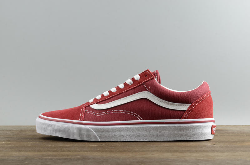 Vans Old Skool 男女鞋 紅白 經典款 百搭 舒適 低筒 帆布 休閒鞋