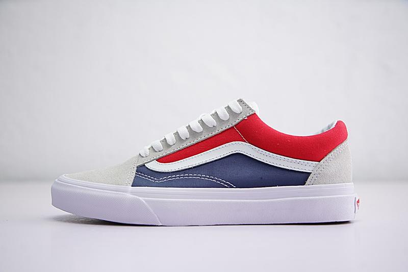 Vans Old Skool 男女鞋 紅藍白 經典 百搭 舒適 低筒 休閒鞋