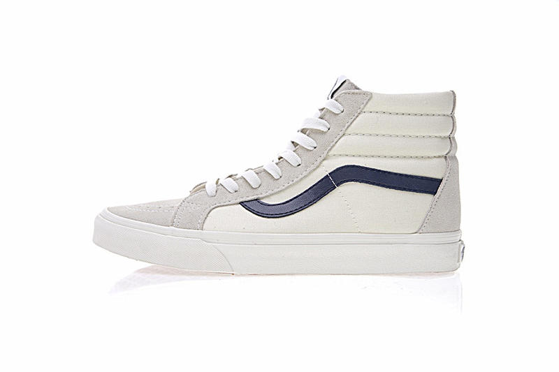 Vans Sk8-Hi 復古 男女鞋 白深藍 舒適 百搭 高筒 休閒鞋 VN0A3DZ3KE6