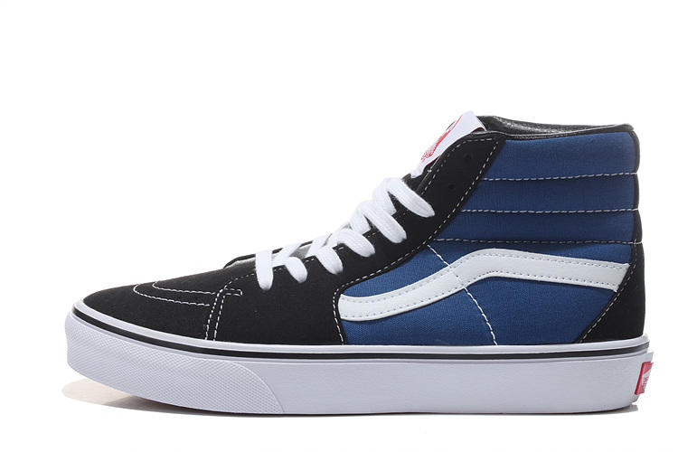 Vans SK8-HI 男女鞋 藍白 經典款 百搭 麂皮 帆布 休閒鞋