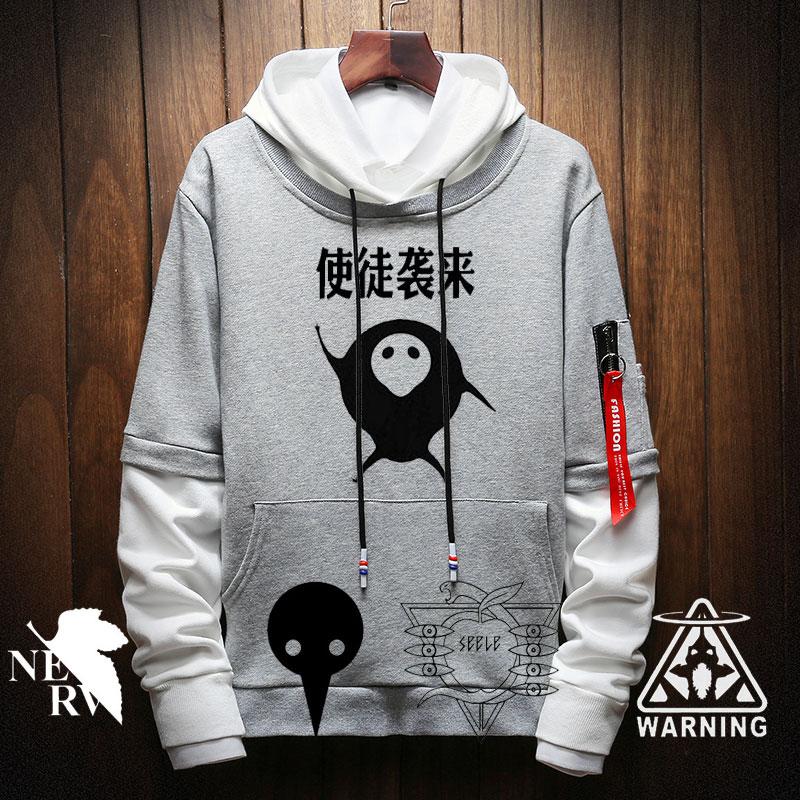 【思思小鋪】新世紀福音零二初號機使徒水天使EVA連帽衛衣學生男女秋冬季衣服