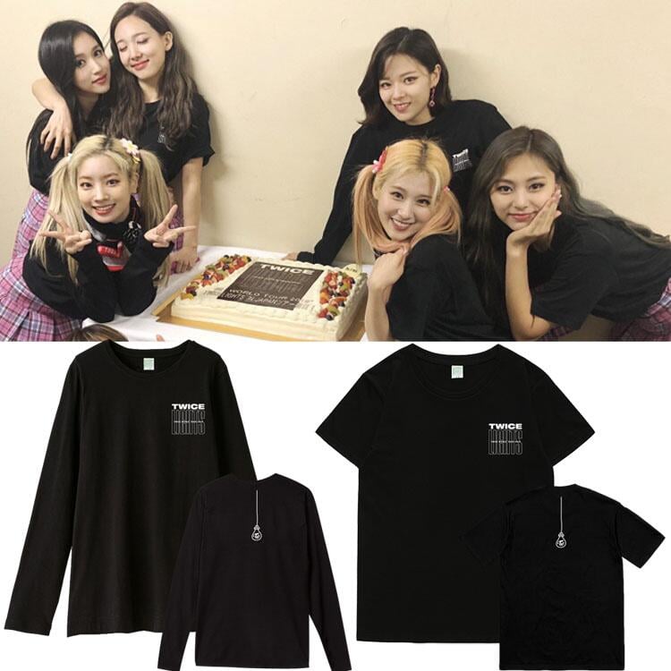 思思小鋪 Twice組合twicelights演唱會周邊應援衣服同款短袖t恤衫打歌服男女短袖夏天 露天拍賣