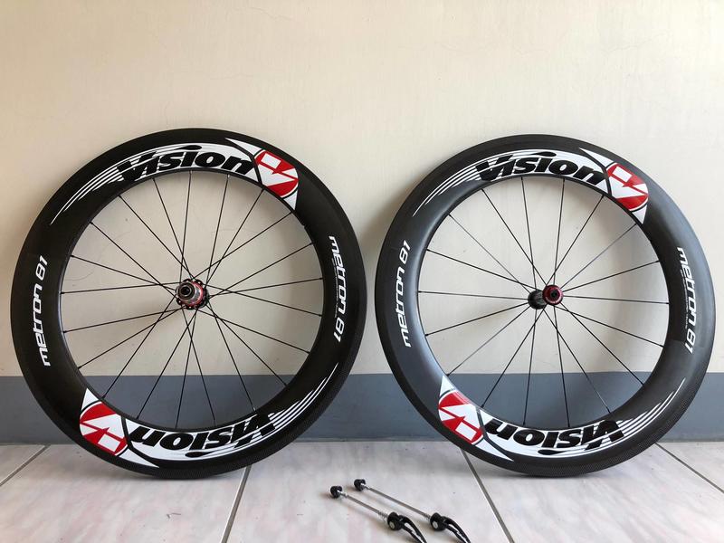 中年大叔 售完vision Metron 81 碳板輪唯一陶瓷培林版三鐵tt Zipp Bora 露天拍賣