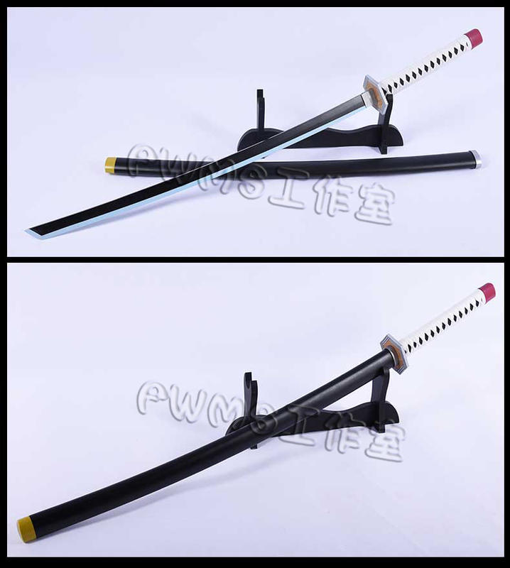 鬼滅之刃 錆兔 道具刀/COSPLAY道具刀/COS武器道具/未開刃/專業定制/可來圖定做/免定金預定