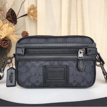 美國代購coach蔻馳f69333 新款相機包真皮男包單肩斜跨包寬背帶側背包男女同款肩背包百搭時尚包包 露天拍賣