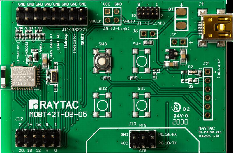 AT Command藍牙SPP透傳Slave/Peripheral 開發版nRF52805方案MDBT42T
