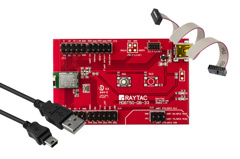Nordic勁達nRF52833模組開發板MDBT50-DB藍牙5.2BT5.2BLE開發工具DK