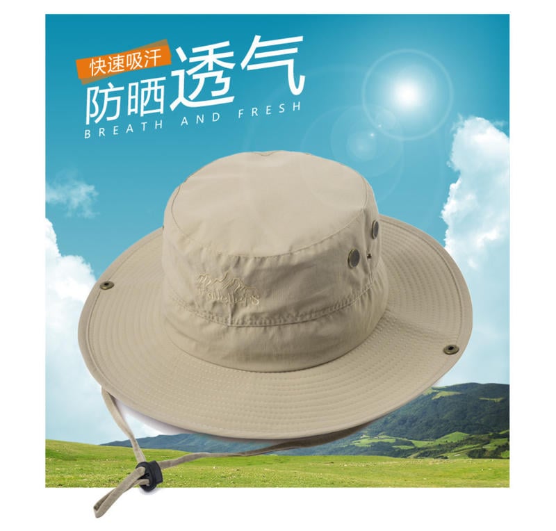 抗uv防曬漁夫帽遮陽帽 登山帽 防風帽 釣魚帽 戶外露營帽anybuy5 露天拍賣