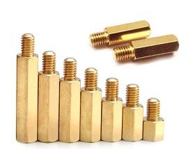 M2.5*6+5mm 六角銅柱 單頭銅柱/M2.5系列六角一公一母銅螺柱-50入/包(含稅)【佑齊企業 iCmore】