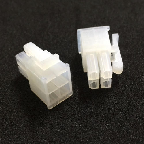 【佑齊企業 iCmore】5557系列 4.2mm 2X2P/ 4P雙排公頭 有翅 汽車連接器-10入/包(含稅)