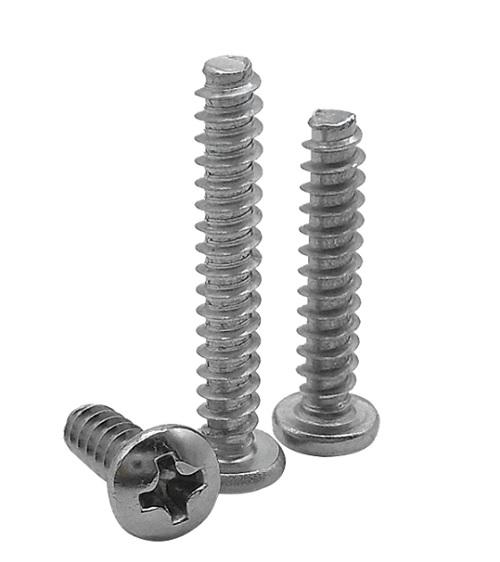 【佑齊企業 iCmore】M3*12mm 鍍鎳圓頭平尾十字自攻牙螺絲 -100入/包(含稅)