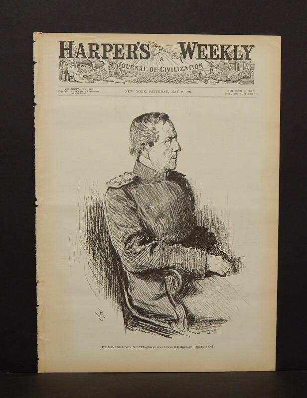 哈珀的周刊 封面 pg field marshall von moltke 1891 a9 #35