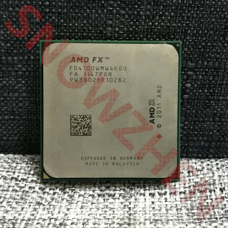 AMD FX 4100 CPU 3.6 GHz FD4100WMW4KGU Socket AM3+ Processor