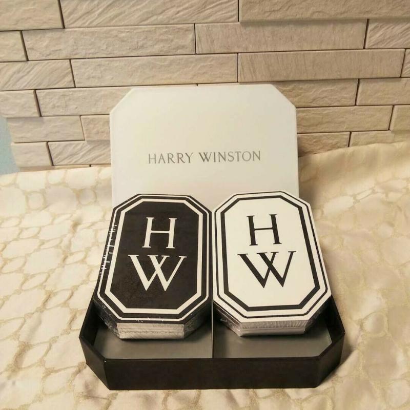 哈利溫斯頓張卡不適合出售vip禮物新奇白色x黑色稀有