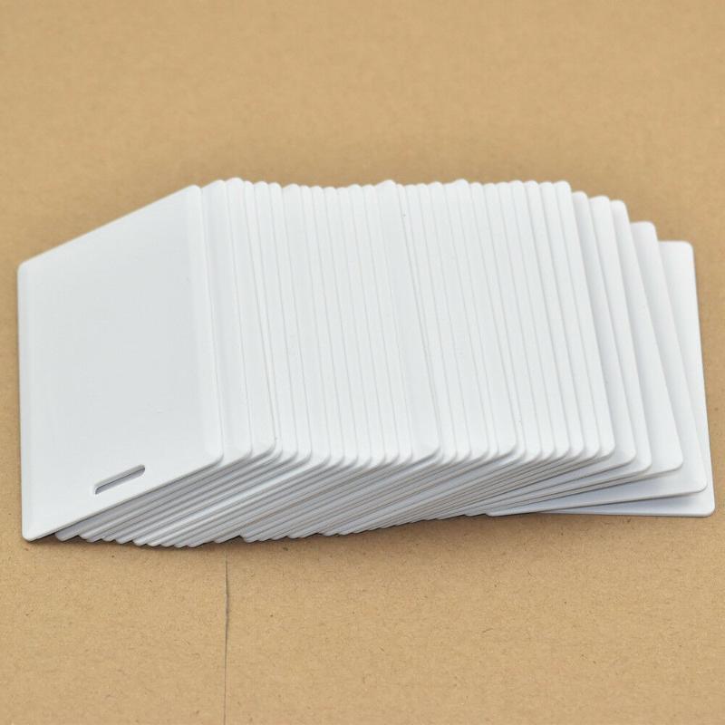 100件 125khz 厚rfid t5577卡可寫可重寫近接接入卡