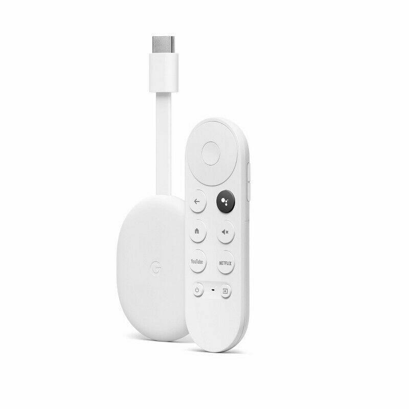 全新 Google Chromecast With Google TV 電視棒 雪白