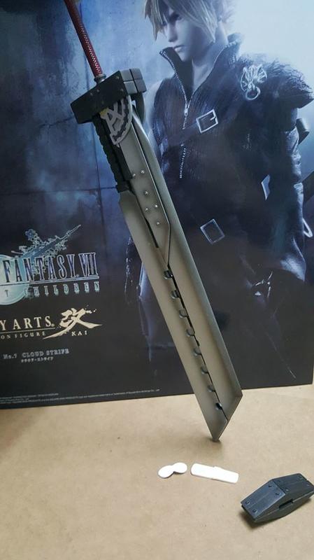 Play Arts改 太空戰士7 克勞德+完全變形合體劍