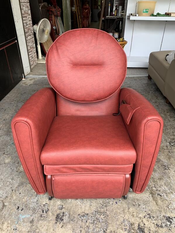 香榭二手家具*【OSIM】8變小天后按摩椅-型號:OS-875(紅色)-全身按摩椅-按摩沙發-單人沙發-電動按摩椅-2手