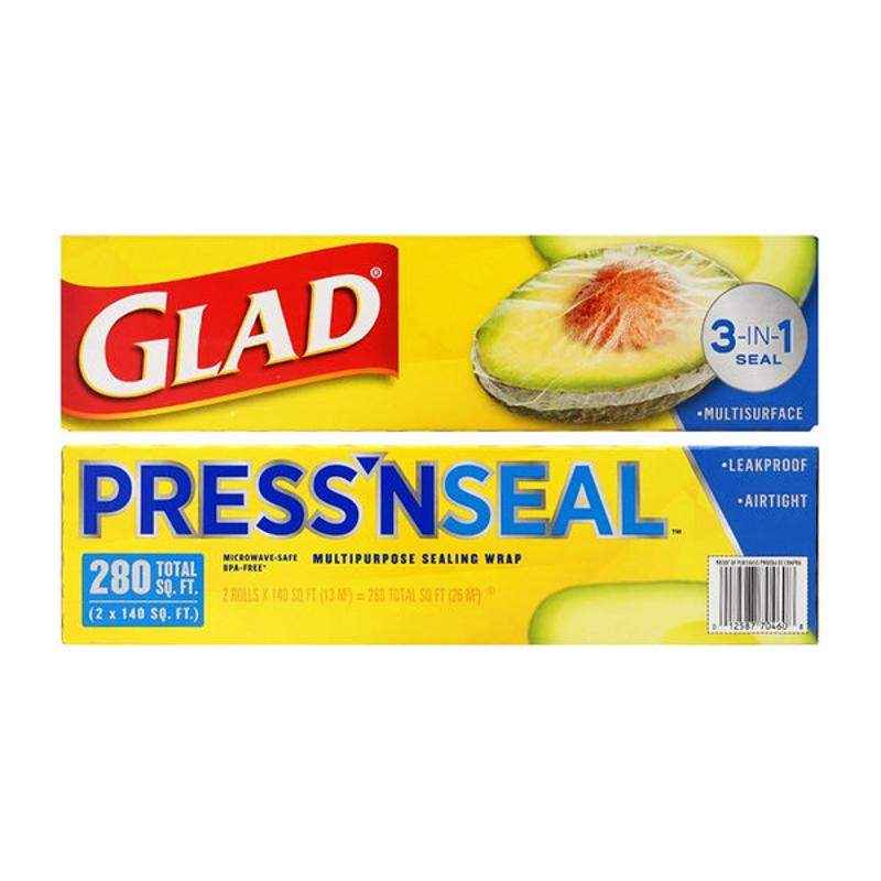 [GLAD] 2入-Press'n Seal 3合一 佳能強力保鮮膜30cm X 43.4m
