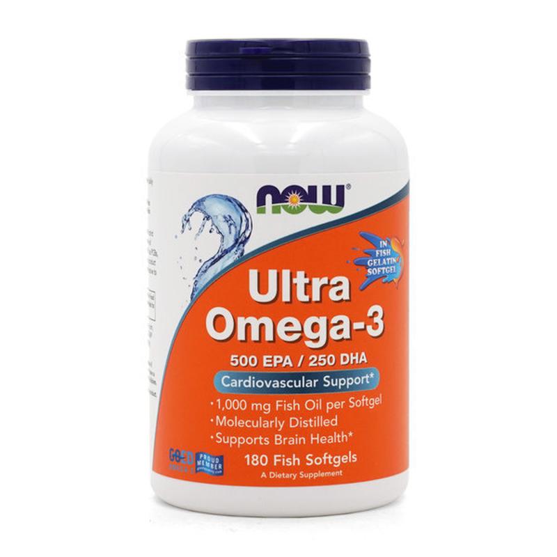 [Now Foods] Ultra Omega-3 500 EPA 250 DHA 1000 mg 180粒魚油膠囊