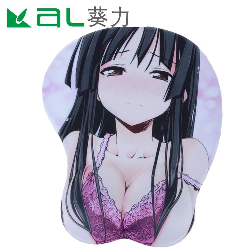 【特惠】葵力滑鼠墊小號護腕卡通3D大胸部硅膠墊可愛女生手腕墊性感手托Korea時尚記—行運時代