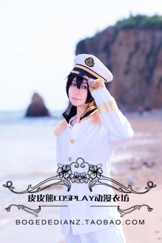 現貨艦隊collection T督提督制服cosplay 送帽子手套 露天拍賣