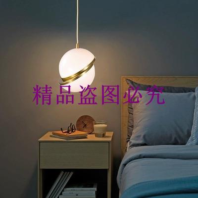 餐廳飯廳led創意單頭燈具 服裝店咖啡廳裝飾個性現代北歐吊燈餐廳