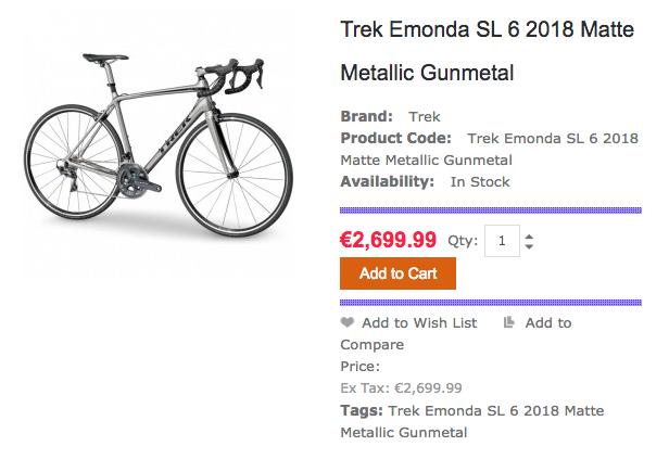 trek emonda sl 6 price