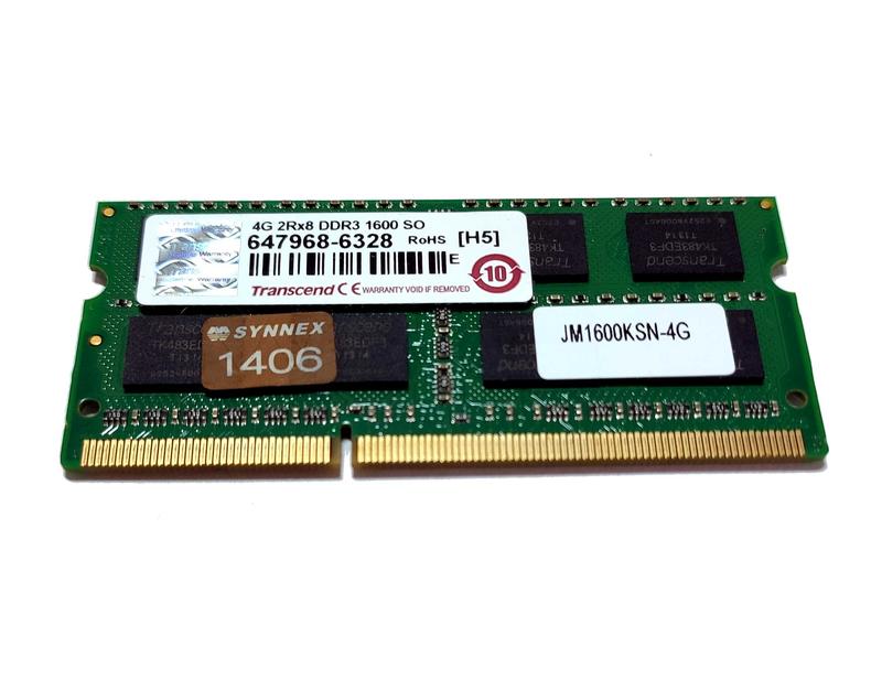 終身保固 創見 Transcend DDR3 1600 4G 1.5V 筆電記憶體