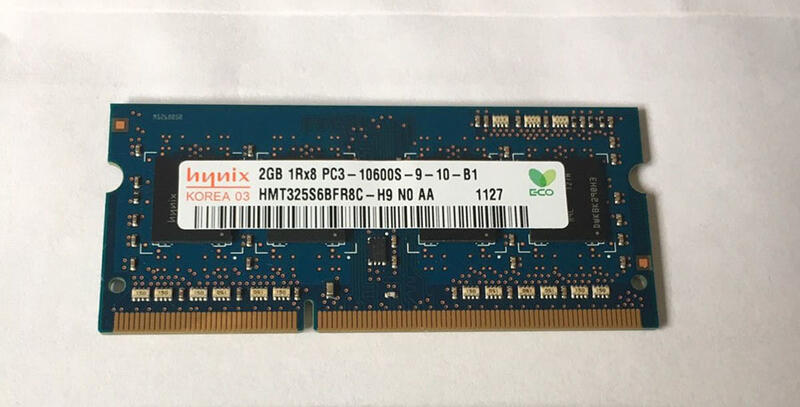 Hynix現代2GB 1Rx8 PC3-10600S-9-10-B1 HMT325S6BFR8C-H9內存條 議價