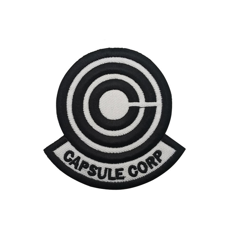 來圖客製臂章 魔術貼 Capsule Corp 萬能膠囊公司七龍珠3d刺繡袖章補丁徽章臂章布章魔術貼魔鬼 露天拍賣