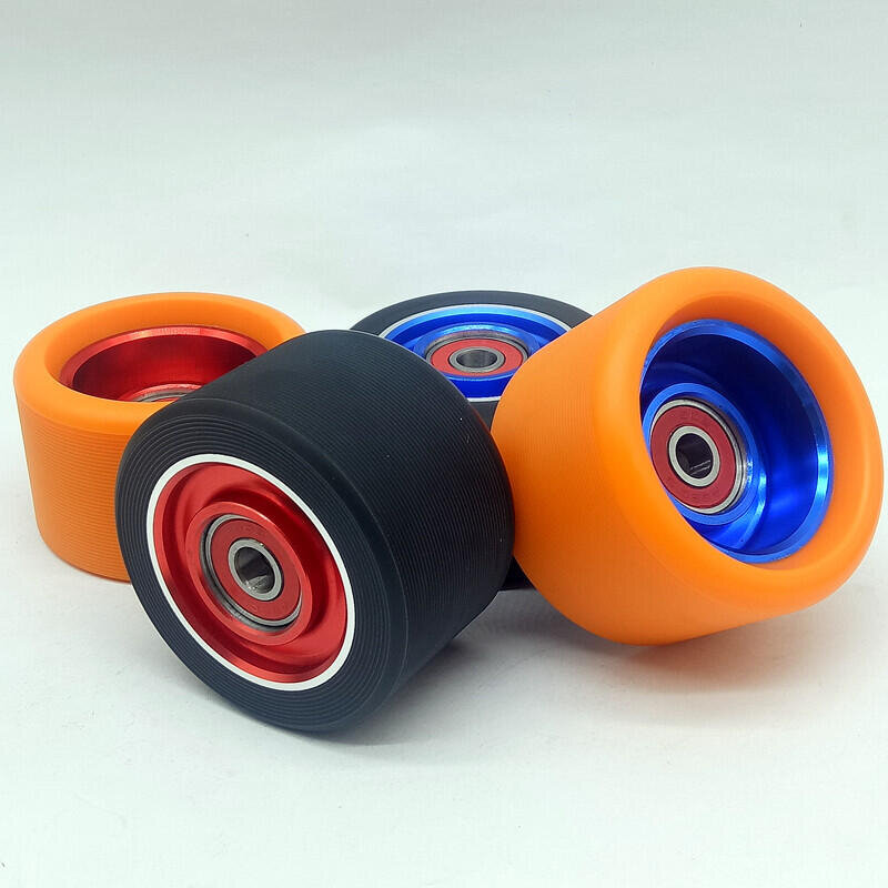熱銷優質高彈耐磨雙排溜冰鞋輪子62x40mm特技溜冰鞋輪
