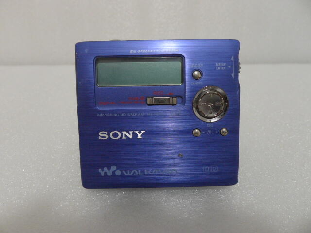 sony索尼MZ-R909 MD隨身聽播放器四倍錄音金屬外殼