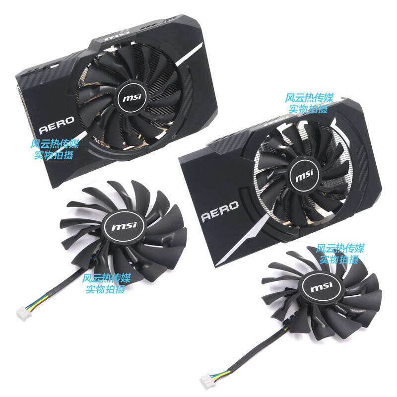 【精選熱賣商品】適用msi微星GTX1060 1070 AERO ITX顯卡散熱器風扇 PLD10010S12HH具體價