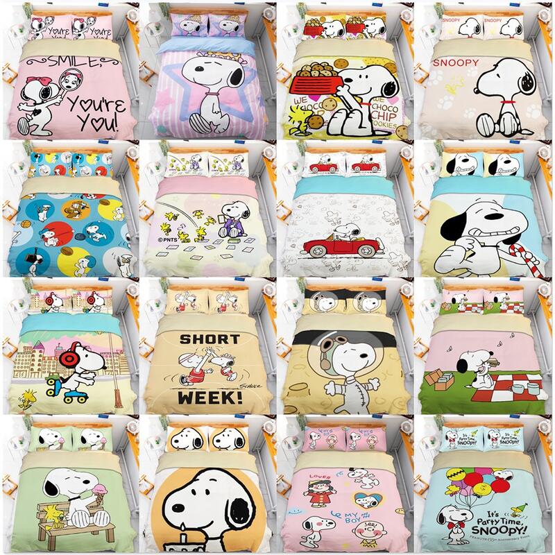snoopy 史努比床包組 可愛史努比 snoopy床包 卡通床包 柔軟舒適不起球不掉色 超可愛床包組 單人/雙人/床包