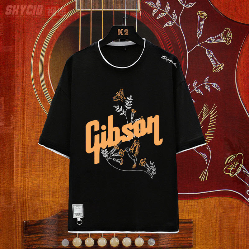 gibson hummingbird tee shirt 吉普森 