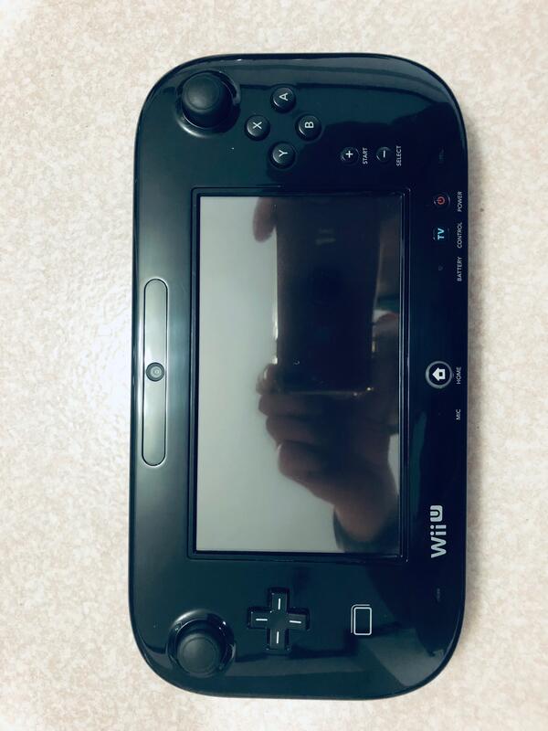 最後一台出清價 原廠平板功能完好黑色網路最便宜任天堂wii U Wii U Pad 2手無其他配件8成新 露天拍賣