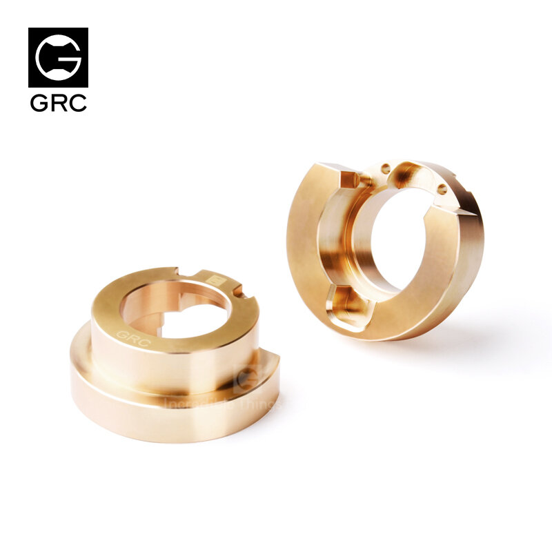 【客之坊】GRC TRX4橋邊配重塊 初級款G2 123g 轉向銅塊 黃銅配重 #GAX0045B
